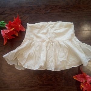 Creme Old Navy Mini Skirt